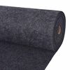 vidaXL Tepih Antracit 1,2 x 10 m Poliester