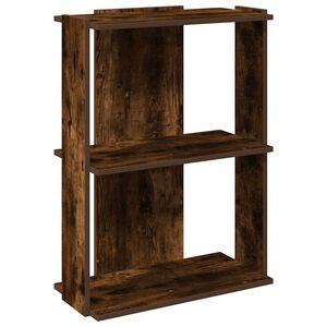 vidaXL Regal za knjige s 3 razine boja hrasta 60x30x80 cm drveni