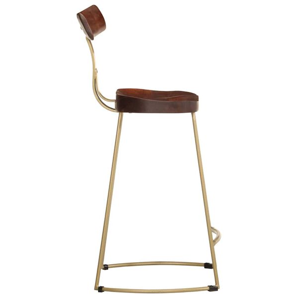 vidaXL Barski stolci 2 kom 49x43x88 cm masivnog drva manga