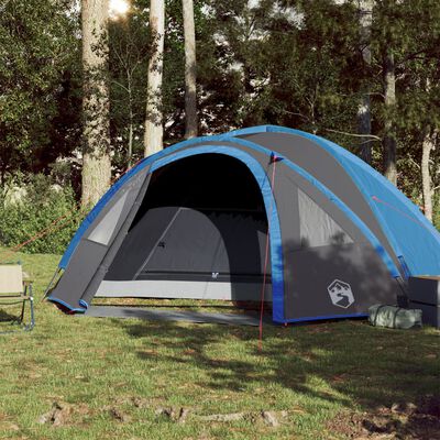 vidaXL Šator za kampiranje za 4 osobe plavi vodootporni