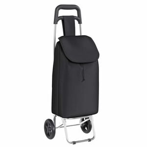 vidaXL Kolica za kupovinu Crna 35 x 28 x 92 cm Oxford tkanina