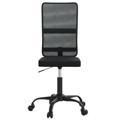 vidaXL Uredska stolica crna od mrežaste tkanine