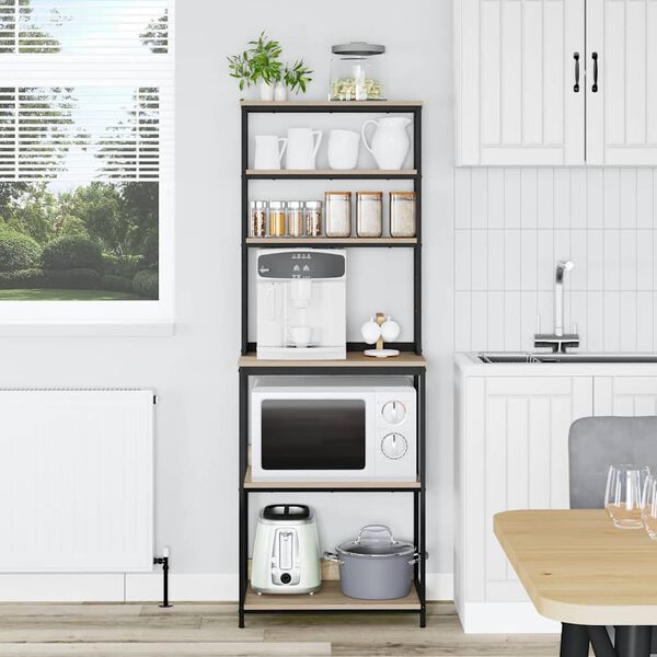 vidaXL Kuhinjska polica Sonoma hrast 60 x 40 x 168 cm