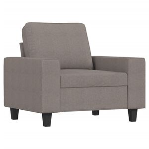 vidaXL Fotelja smeđesiva 60 cm od tkanine