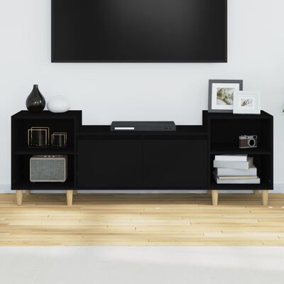 vidaXL TV ormarić crni 160 x 35 x 55 cm od konstruiranog drva