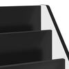 vidaXL Polica za knjige za djecu s ladicama Crna 60 x 29,5 x 69 cm