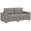 vidaXL Dvosjed, sofa, taupe, 180x77x82 cm, tkanina