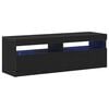 vidaXL TV ormar 120 x 35 x 40 cm Crni hrast Konstruirano drvo