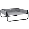vidaXL Krevet za psa Svijetlo siva 85 x 85 x 33 cm Čelik