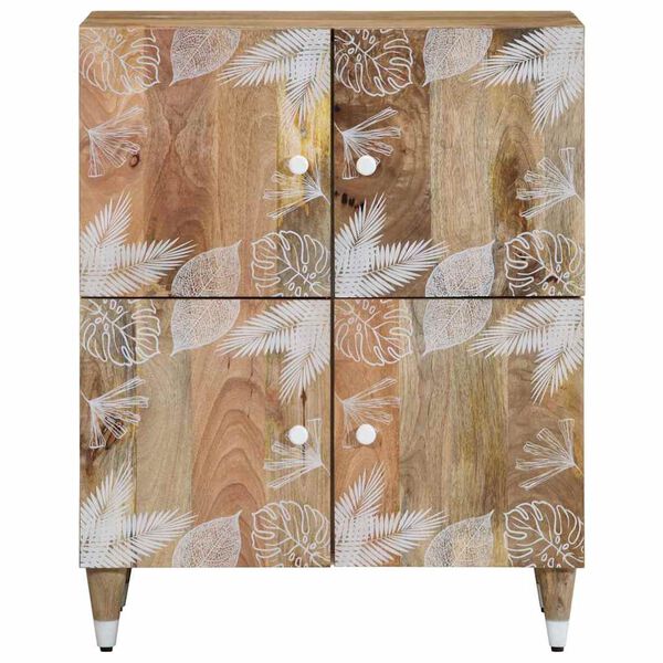 vidaXL Komoda 60x33,5x75 cm Puno drvo Mango