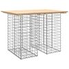 vidaXL Vrtni stol Gabion dizajn 100x70x72 cm Masivno drvo Bor