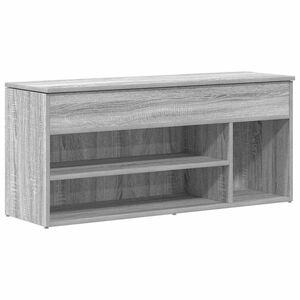 vidaXL Klupa za cipele boja hrasta 102x30,5x45 cm konstruirano drvo