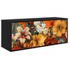 vidaXL TV ormar za montažu na zid GENNEP 102 x 33 x 40 cm Crni hrast