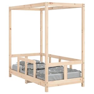 vidaXL Okvir za dječji krevet 70 x 140 cm od masivne borovine