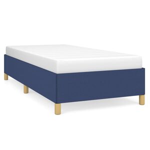vidaXL Okvir za krevet bez madraca plava 90x200cm od tkanine