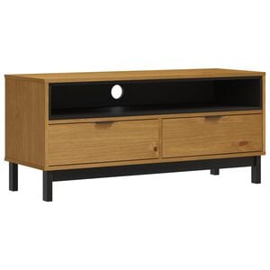 vidaXL TV ormarić FLAM 110 x 40 x 50 cm od masivne borovine
