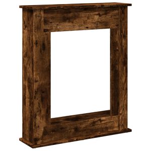 vidaXL Okvir za kamin boja hrasta 75x20x87,5 cm od konstruiranog drva