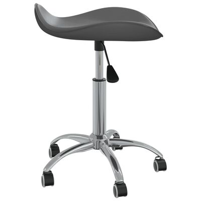 vidaXL Salonski stolac od umjetne kože sivi