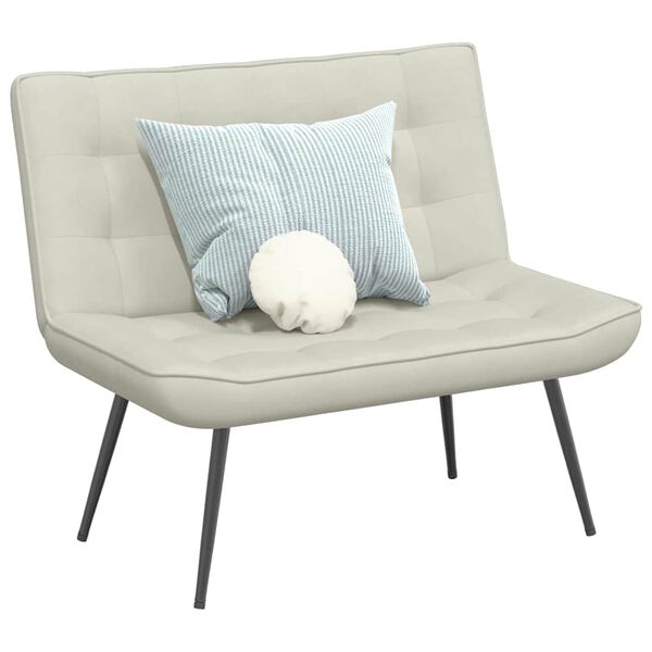 vidaXL Klupa krem 110x74x84 cm bar&scaron;unasta