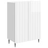 vidaXL Kreveta Bijela visokog sjaja 66 x 34,5 x 92 cm