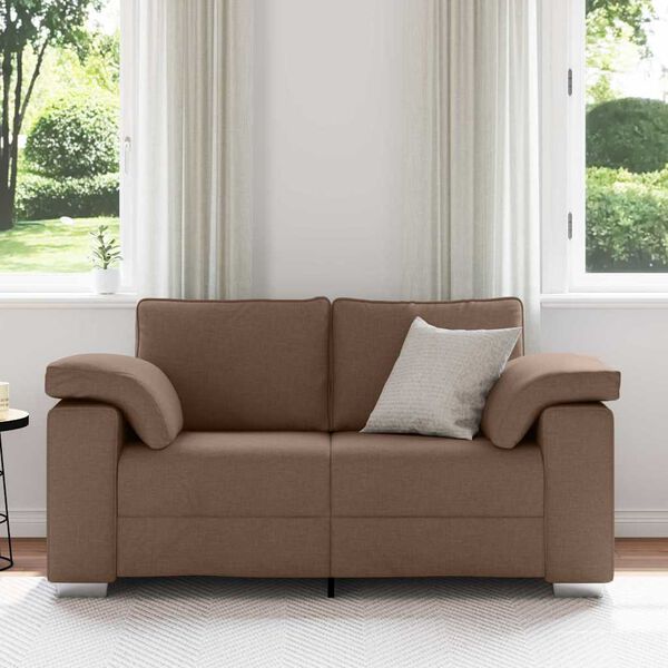 vidaXL Sofa Smeđa 160 x 77 x 82 cm tkanina