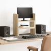 vidaXL Organizator za stol podesivi boja hrasta 40 x 17 x 41 cm drveni