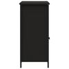 vidaXL Komoda crna 100x35x75 cm od konstruiranog drva