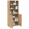 vidaXL Highboard Umjetnički hrast 69,5 x 34 x 180 cm Konstruirano drvo
