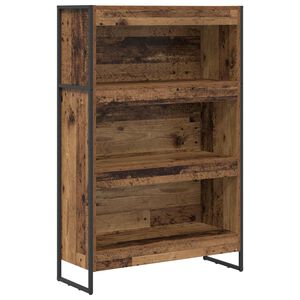 vidaXL Ormarić za knjige 80 x 30 x 121 cm Konstruirano drvo Staro drvo