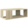 vidaXL Stolić za kavu boja hrasta 89,5x48x30 cm od konstruiranog drva