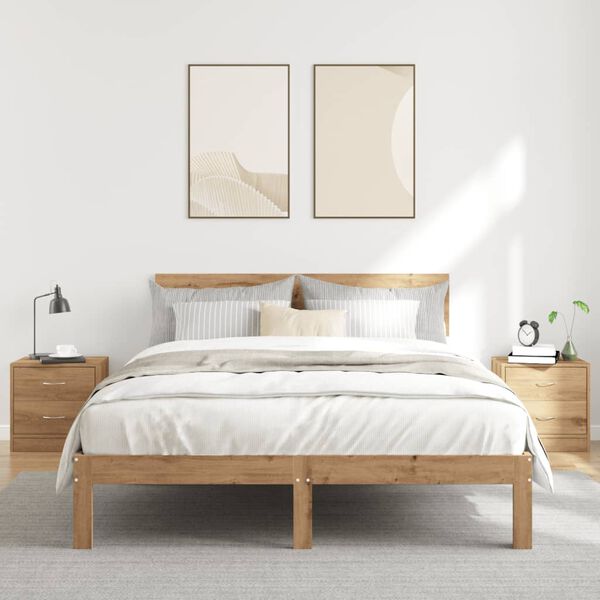 vidaXL Noćni ormarići 2 kom boja artisian hrasta 40x30x40 cm drveni