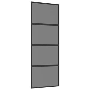 vidaXL Klizna vrata 76 x 205 cm Kaljeno Staklo i Aluminij