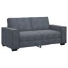 vidaXL Dvosjed Sofa Tamno siva 180x78x84 cm Bar&scaron;un