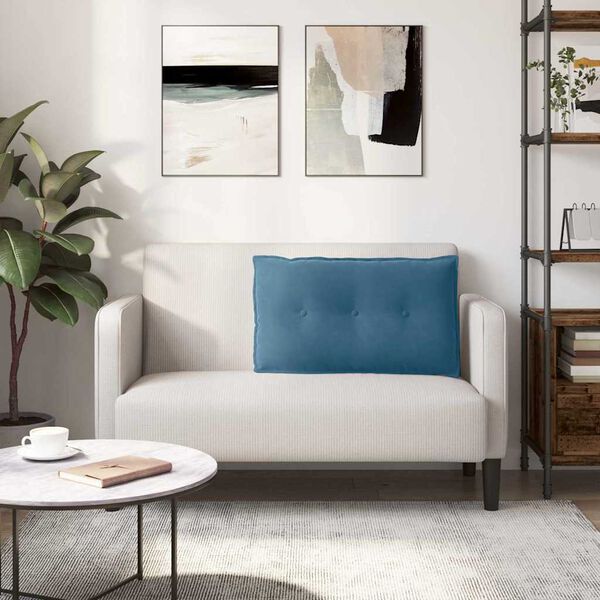 vidaXL Jastuk za leđa Plava 80 x 50 cm Kordura tekstil