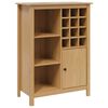 vidaXL Ormar za vino HILL Medeno smeđa 79.5 x 40 x 107.5 cm