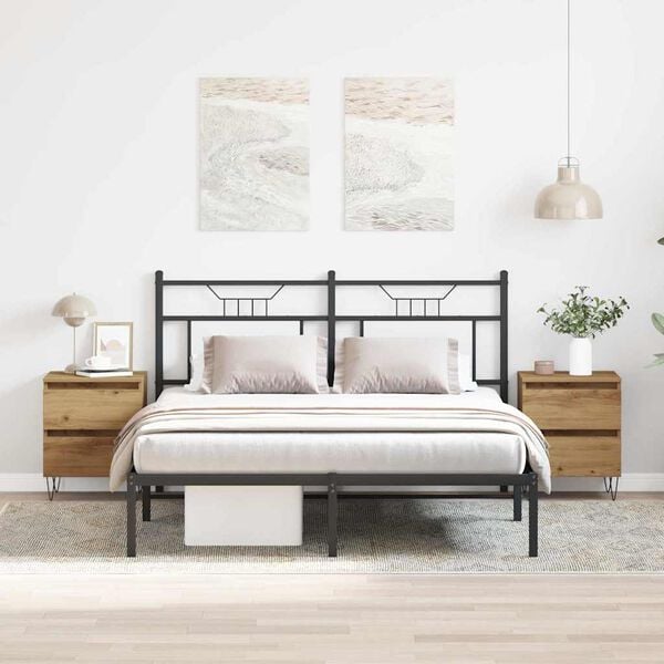 vidaXL Noćni ormar s ladicama 2 pcs hrast artisan 40 x 35 x 50 cm