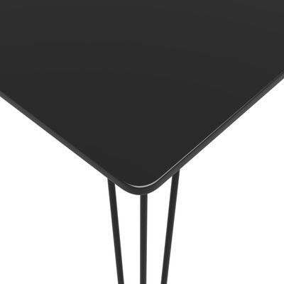 vidaXL 7-dijelni barski set crni