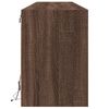 vidaXL Zidni TV ormarić LED smeđa boja hrasta 180x31x45 cm