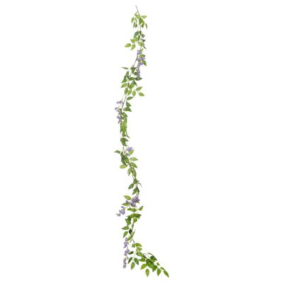 vidaXL Vijenci od umjetnog cvijeća 6 kom ljubičaste 200 cm