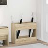 vidaXL Stalak za ki&scaron;obran s pohranom Sonoma hrast 65 x 24 x 50 cm
