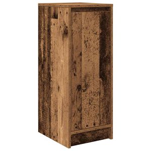 vidaXL Ormarić za cipele staro drvo 29,5x34x76 cm konstruirano drvo