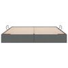 vidaXL Krevet s od storage s pohranom Tamno siva 160 x 200 cm tkanina
