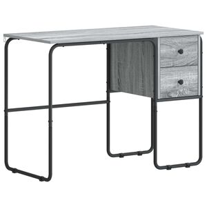 vidaXL Stol s pohranom Siva Sonoma 100 x 50 x 75 cm
