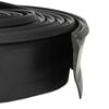 vidaXL Brtva za garažna vrata Crna 52 x 2 mm 5,5 m PVC