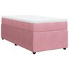 vidaXL Box spring krevet s madracem ružičasti 90x190 cm bar&scaron;unasti