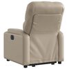 vidaXL Električni naslonjač na podizanje umjetna koža boja cappuccina