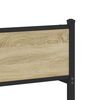vidaXL Metalni okvir kreveta bez madraca boja hrasta sonome 107x203 cm