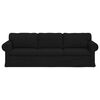 vidaXL Sofa Crna Sveukupne dimenzije: 245 x 82 x 80 cm (&Scaron; x Dub x V)