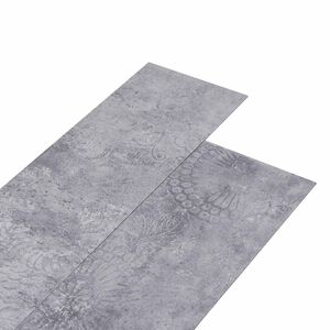 vidaXL Podne daske Sivi 5,26 m&sup2; 18 kom. PVC