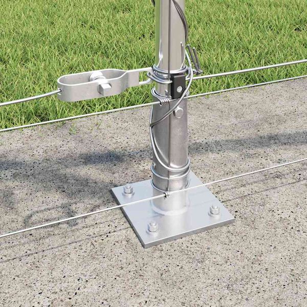 vidaXL Stup za ogradu Galvanizirano 50 x 0,8 m Čelik